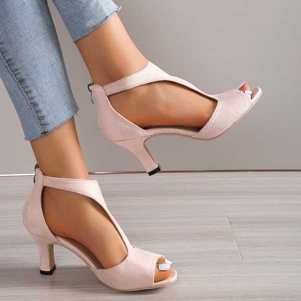 Octavia T-Strap Open Toe Orthopedic Heels_4