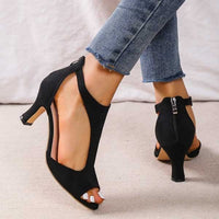Octavia T-Strap Open Toe Orthopedic Heels