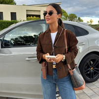 Averill Brown Suede Blazer