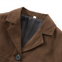 Averill Brown Suede Blazer