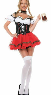 Blaire Oktoberfest Corset Lace-Up Dirndl Dress