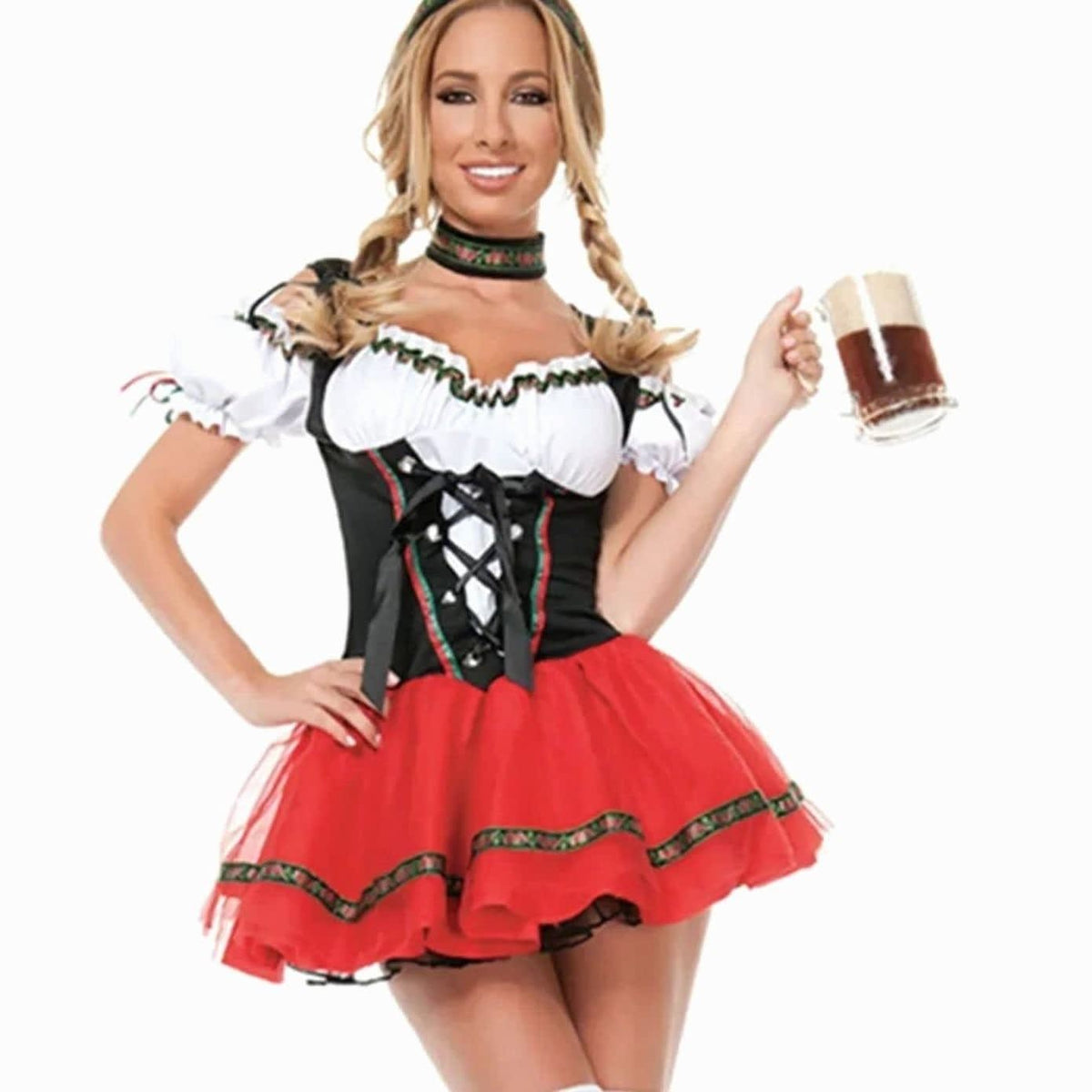 Blaire Oktoberfest Corset Lace-Up Dirndl Dress