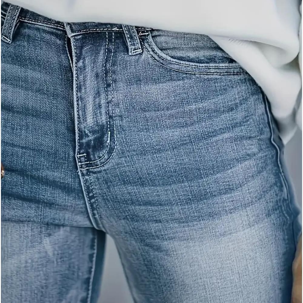 Sylvie Vintage High Rise Flared Jeans_5