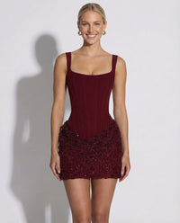 Selina Corset Cocktail Mini Dress