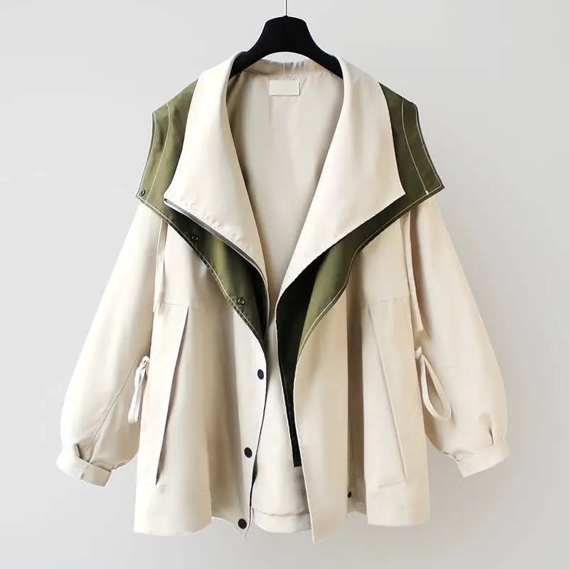 Sorcha Cotton Blend Water Resistant Trench Coat_3
