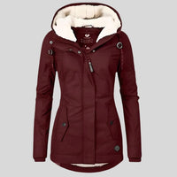 Salvia Waterproof Fleece Lined Rain Jacket