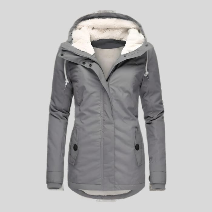 Salvia Waterproof Fleece Lined Rain Jacket_5