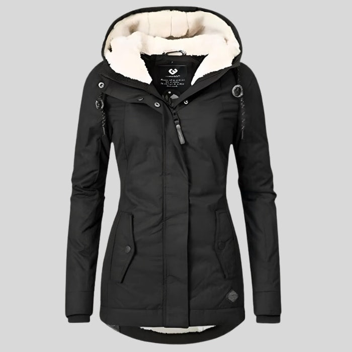 Salvia Waterproof Fleece Lined Rain Jacket