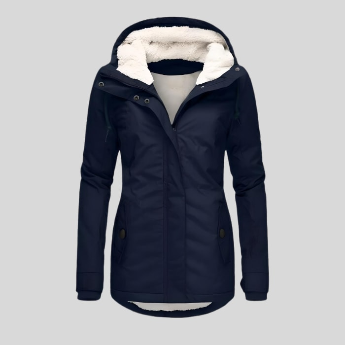 Salvia Waterproof Fleece Lined Rain Jacket