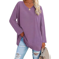 Harriet Wells V-Neck Long Sleeve Tunic Top