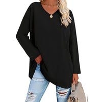 Harriet Wells V-Neck Long Sleeve Tunic Top