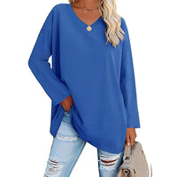 Harriet Wells V-Neck Long Sleeve Tunic Top