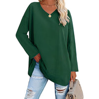 Harriet Wells V-Neck Long Sleeve Tunic Top
