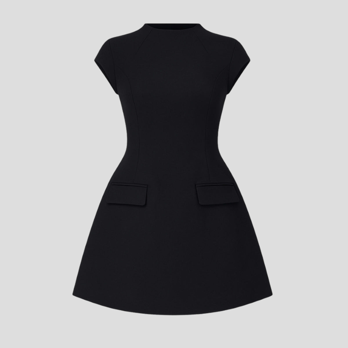Anita Cap Sleeve A-Line Cocktail Mini Dress_1