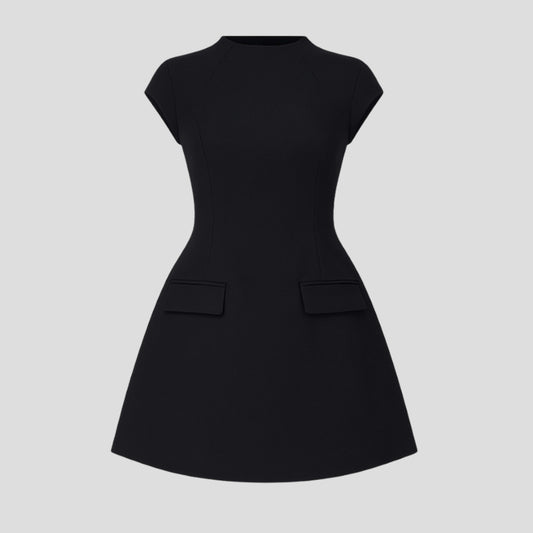 Anita Cap Sleeve A-Line Cocktail Mini Dress_1