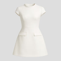 Anita Cap Sleeve A-Line Cocktail Mini Dress