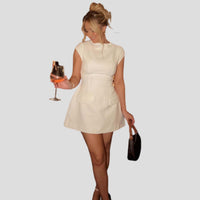 Anita Cap Sleeve A-Line Cocktail Mini Dress