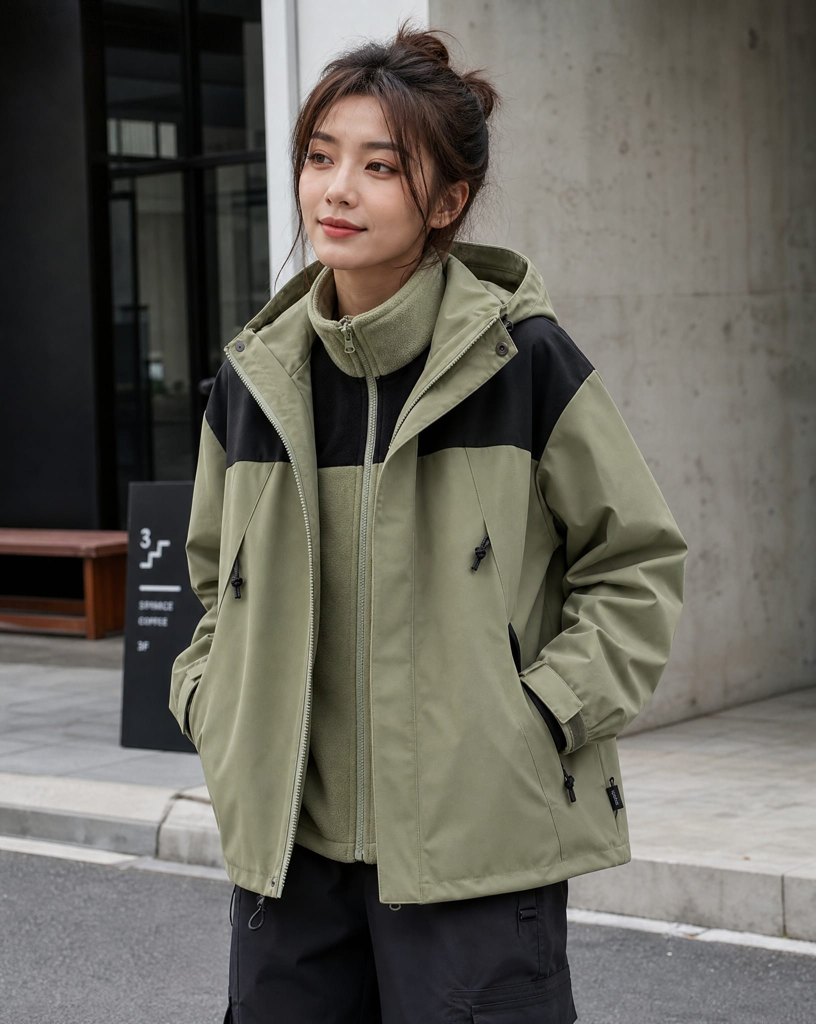 Emmy Waterproof 3 in 1 Hooded Jacket