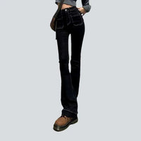 Daphne High Waisted Patch Pocket Bootcut Jeans