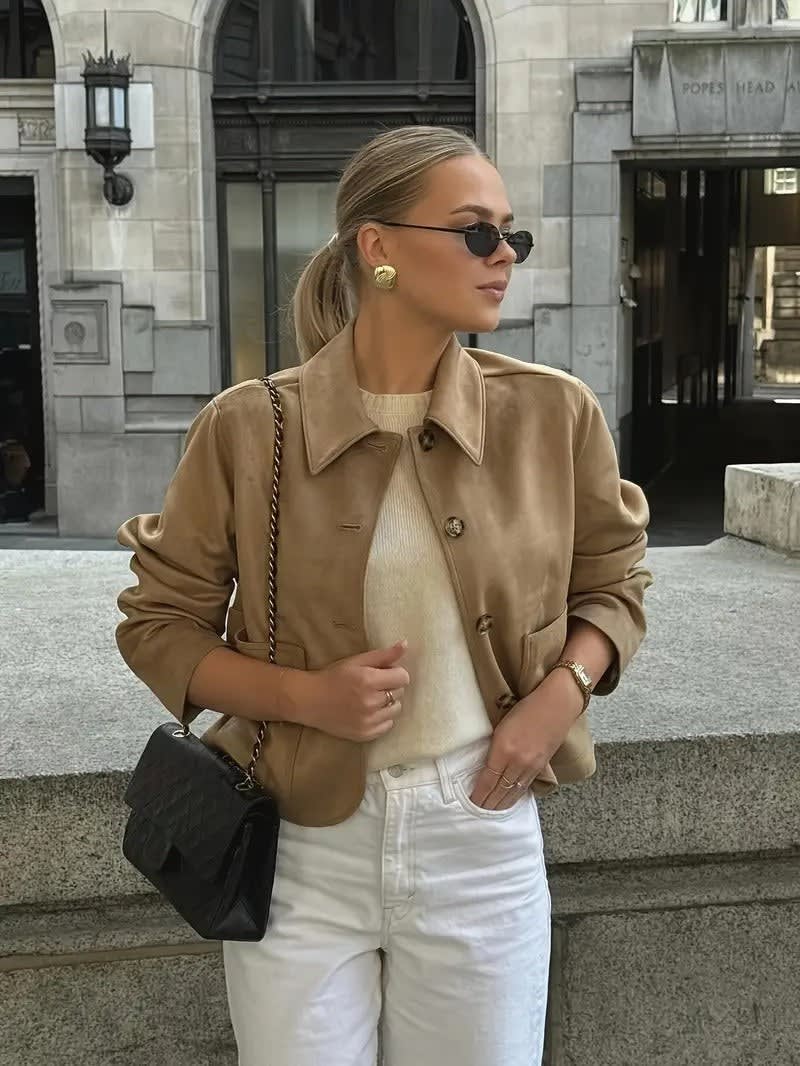 Vela Faux Suede Button Down Jacket_2