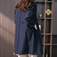 Raina Button Front Trench Coat