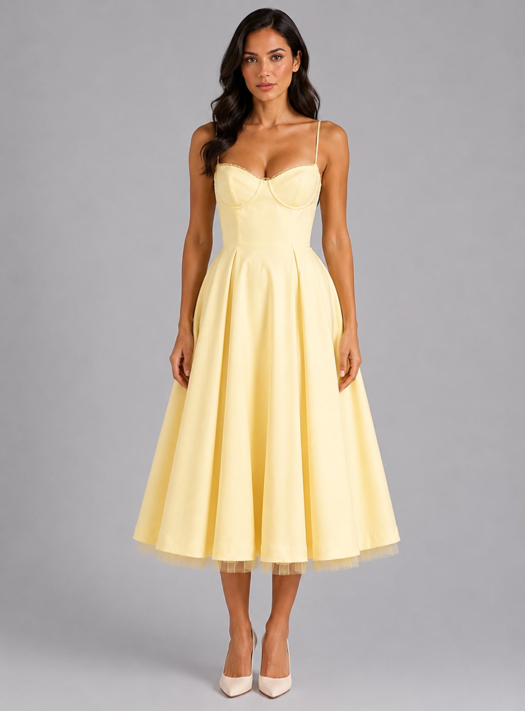 Arlette Corset Sweetheart Cocktail Midi Dress_6