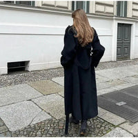 Marlow Double Breasted Wool Blend Coat