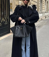 Marlow Double Breasted Wool Blend Coat