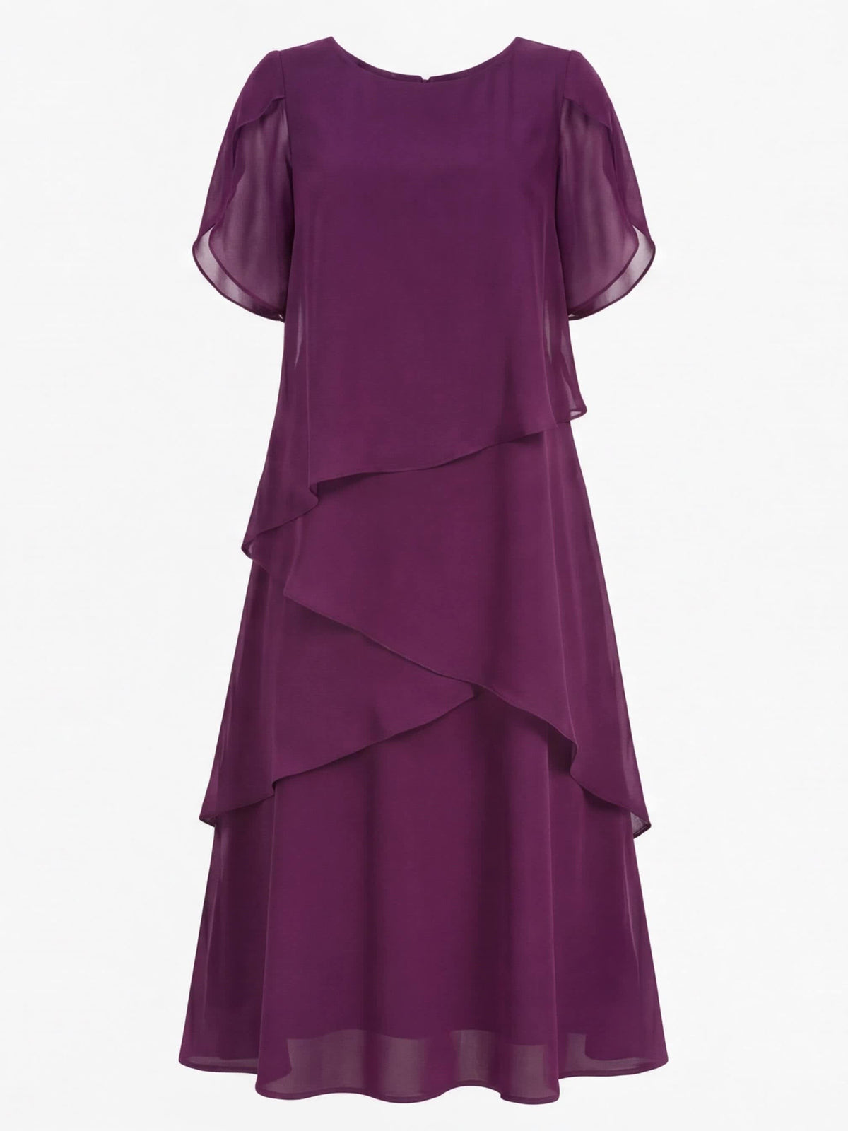 Annette Chiffon Tiered Midi Dress_4