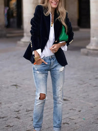 Bo Velvet Tailored Blazer