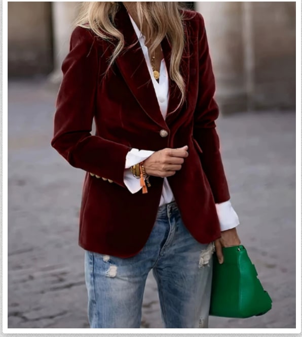 Bo Velvet Tailored Blazer_7