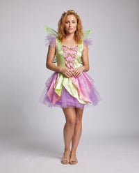 Jocelyn Fairy Costume Satin Tutu Party Mini Dress