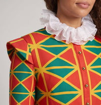 Ulrike Harlequin Two Piece Halloween Costume Set