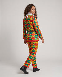 Ulrike Harlequin Two Piece Halloween Costume Set