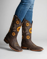Rowan Floral Embroidered Cowboy Boots