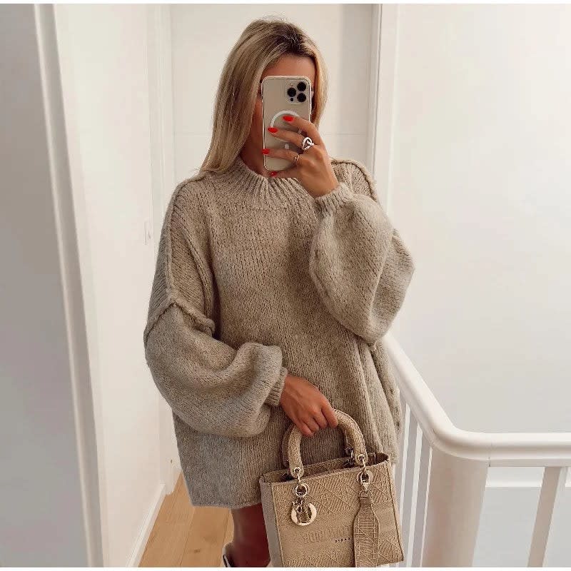 Kalia Oversized Fluffy Knit Sweater