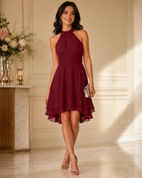 Bly Chiffon Halter Midi Dress