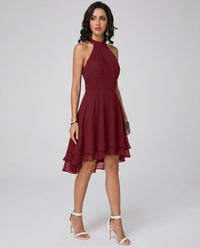 Bly Chiffon Halter Midi Dress