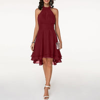 Bly Chiffon Halter Midi Dress