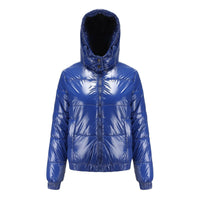 Lani High Shine Hooded Puffer Jacket