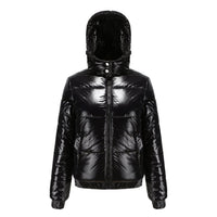 Lani High Shine Hooded Puffer Jacket