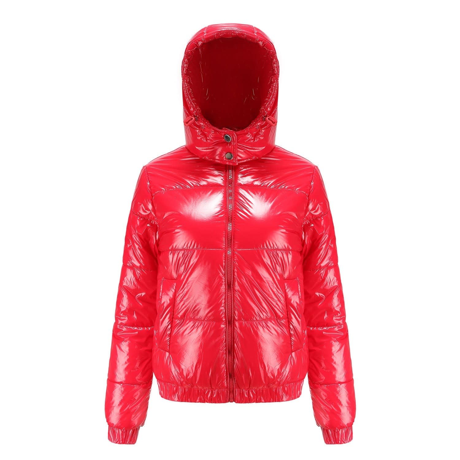 Lani High Shine Hooded Puffer Jacket