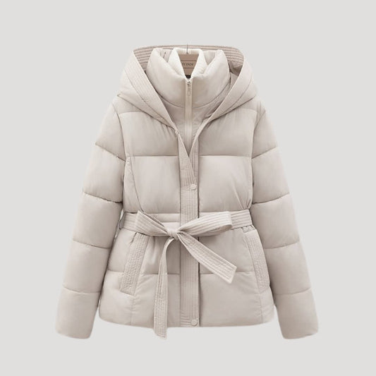 Persephone Belted Hooded Puffer Jacket_1