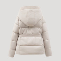 Persephone Belted Hooded Puffer Jacket