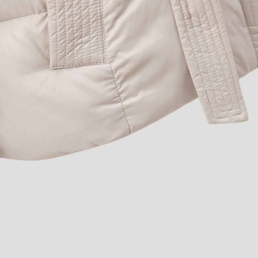 Persephone Belted Hooded Puffer Jacket