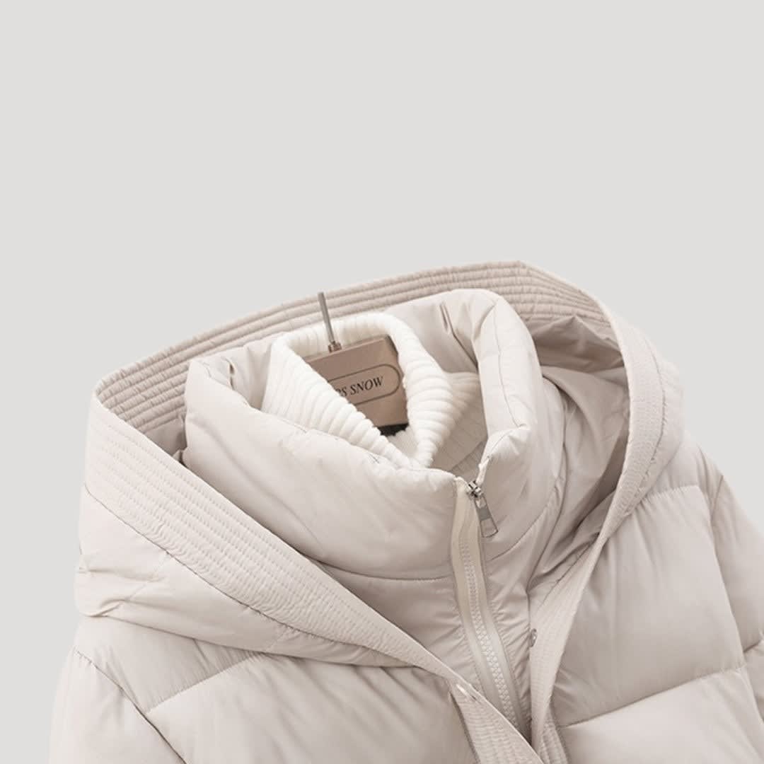 Persephone Belted Hooded Puffer Jacket