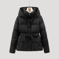 Persephone Belted Hooded Puffer Jacket