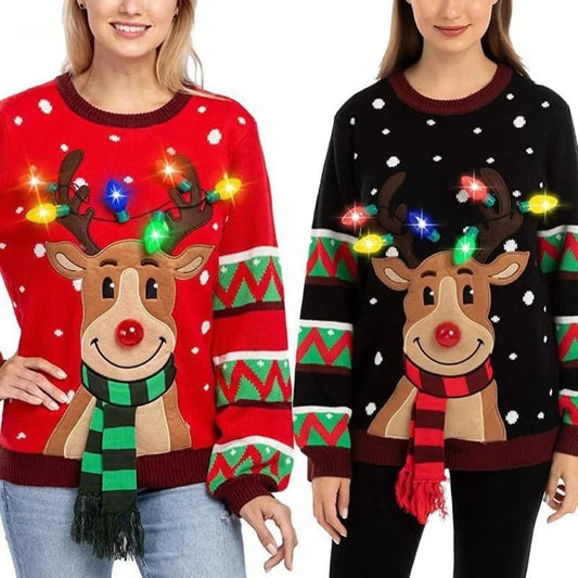 Awhina LED Light Up Christmas Sweater_1