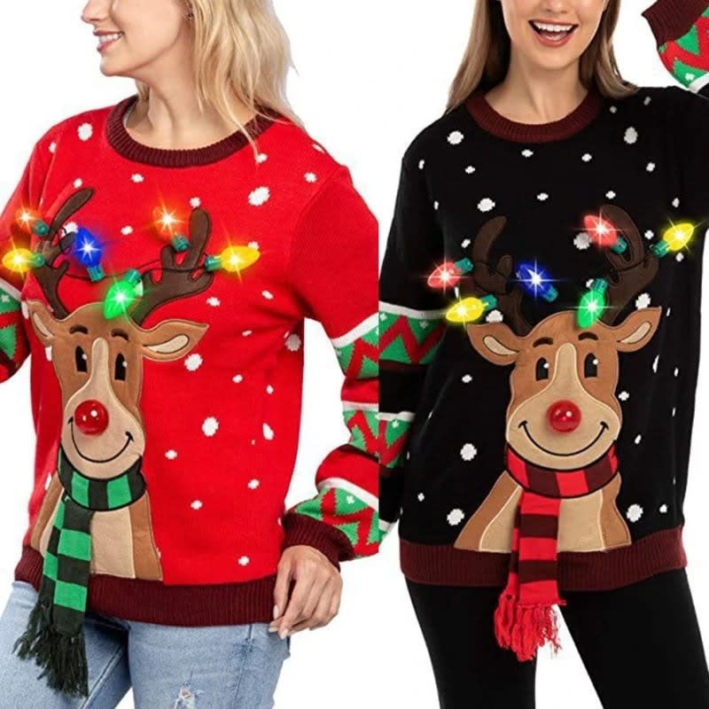 Awhina LED Light Up Christmas Sweater