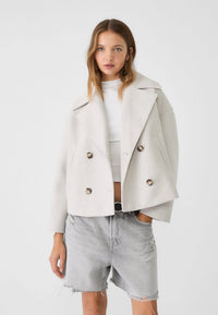 Anais Cropped Double Breasted Jacket